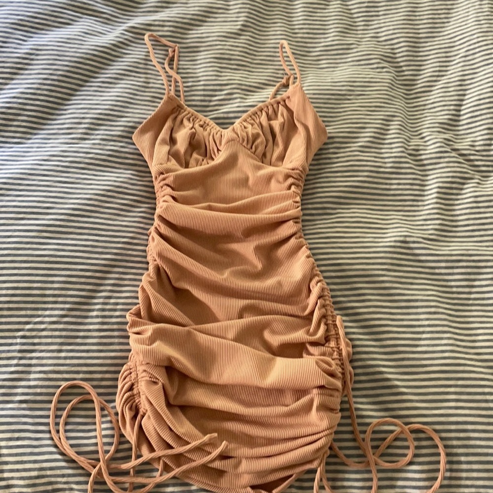 Princess Polly rushed blush pink mini dress